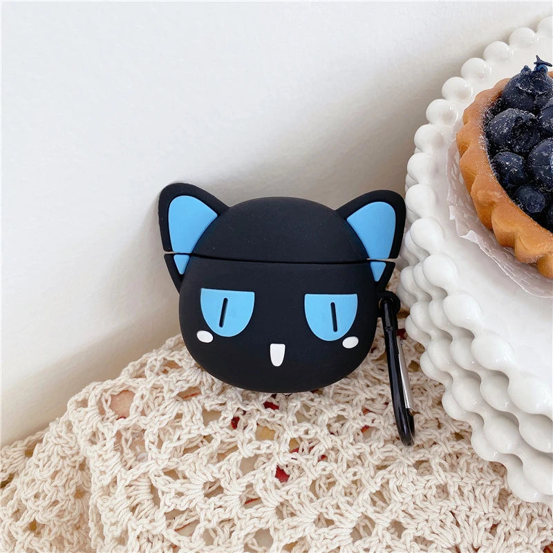 Black Cat Premium AirPods Case Shock Proof Cover