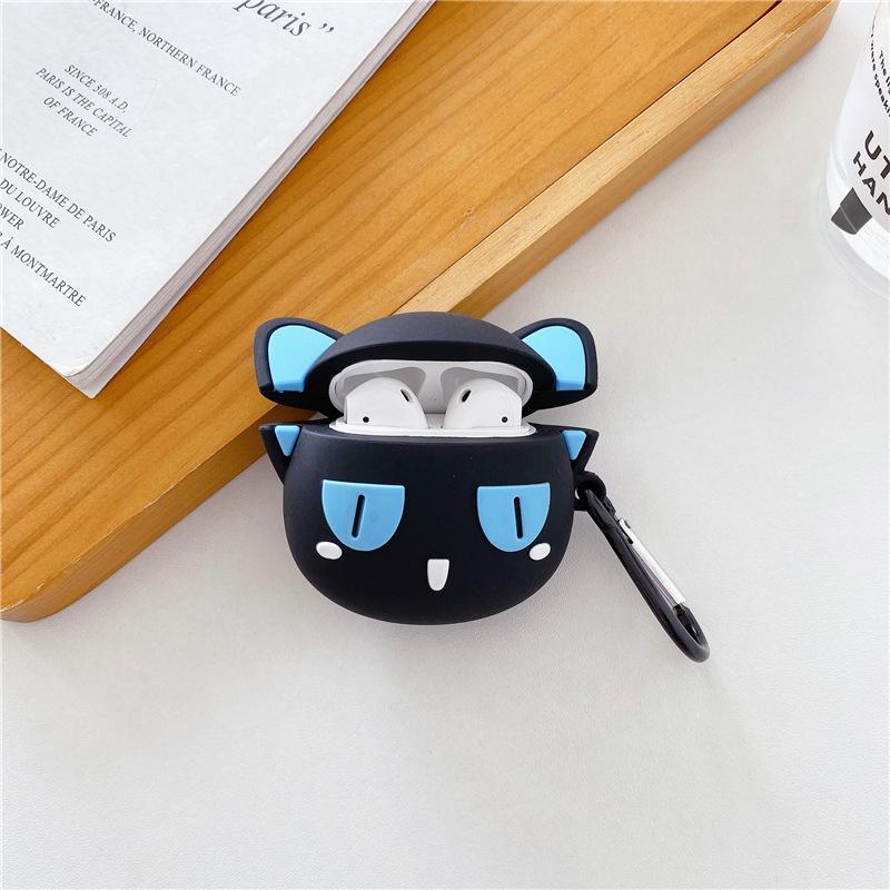 Black Cat Premium AirPods Case Shock Proof Cover