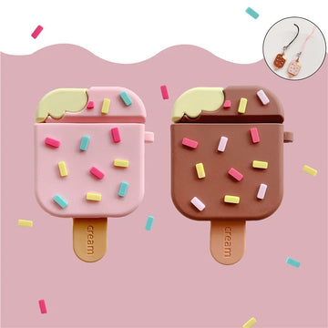 Ice Cream Bar with Sprinkles Premium AirPods Case Shock Proof Cover