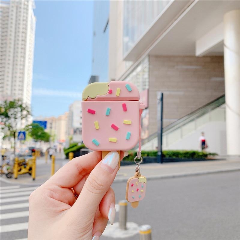 Ice Cream Bar with Sprinkles Premium AirPods Case Shock Proof Cover