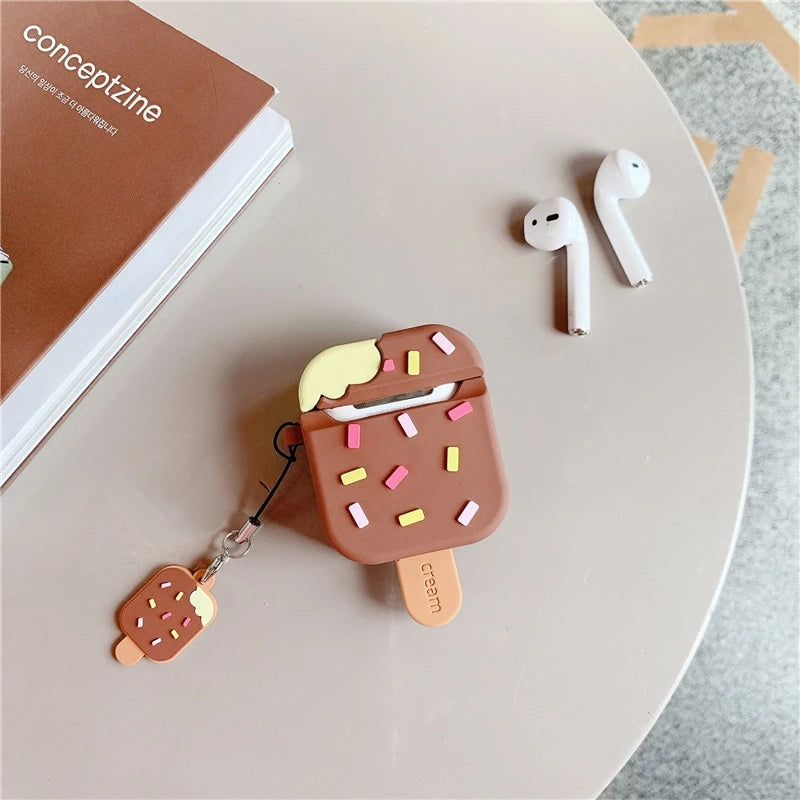 Ice Cream Bar with Sprinkles Premium AirPods Case Shock Proof Cover