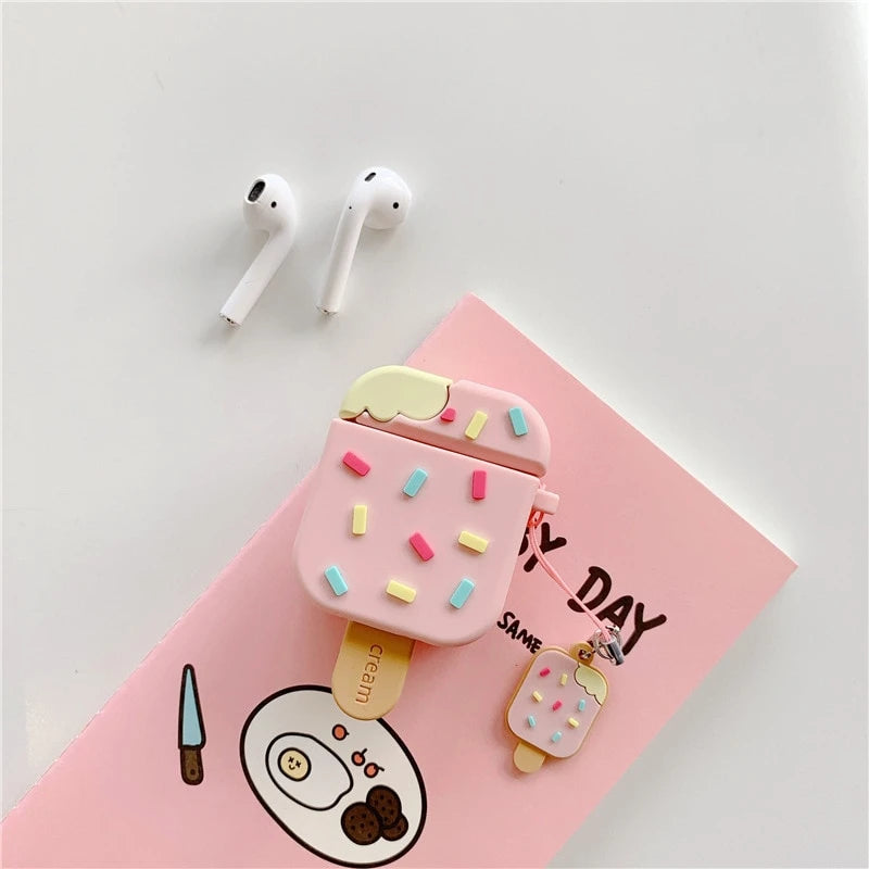 Ice Cream Bar with Sprinkles Premium AirPods Case Shock Proof Cover