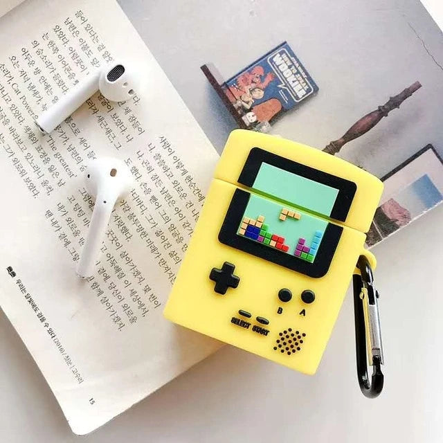Retro Tetris Game Console Premium AirPods Case Shock Proof Cover