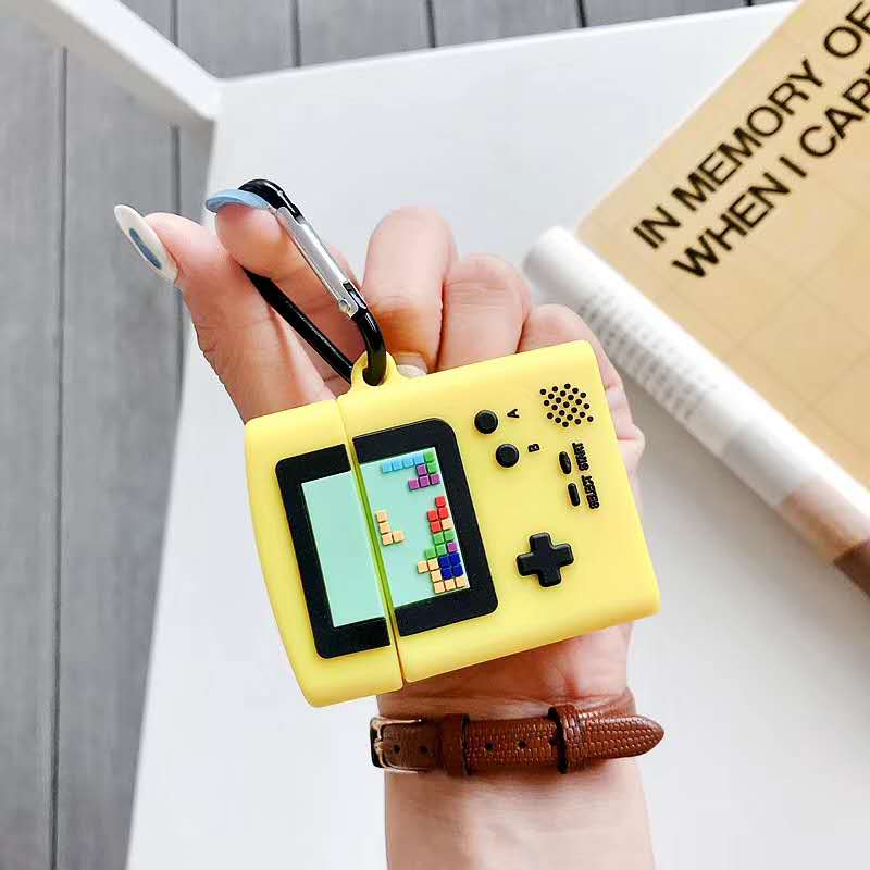 Retro Tetris Game Console Premium AirPods Case Shock Proof Cover