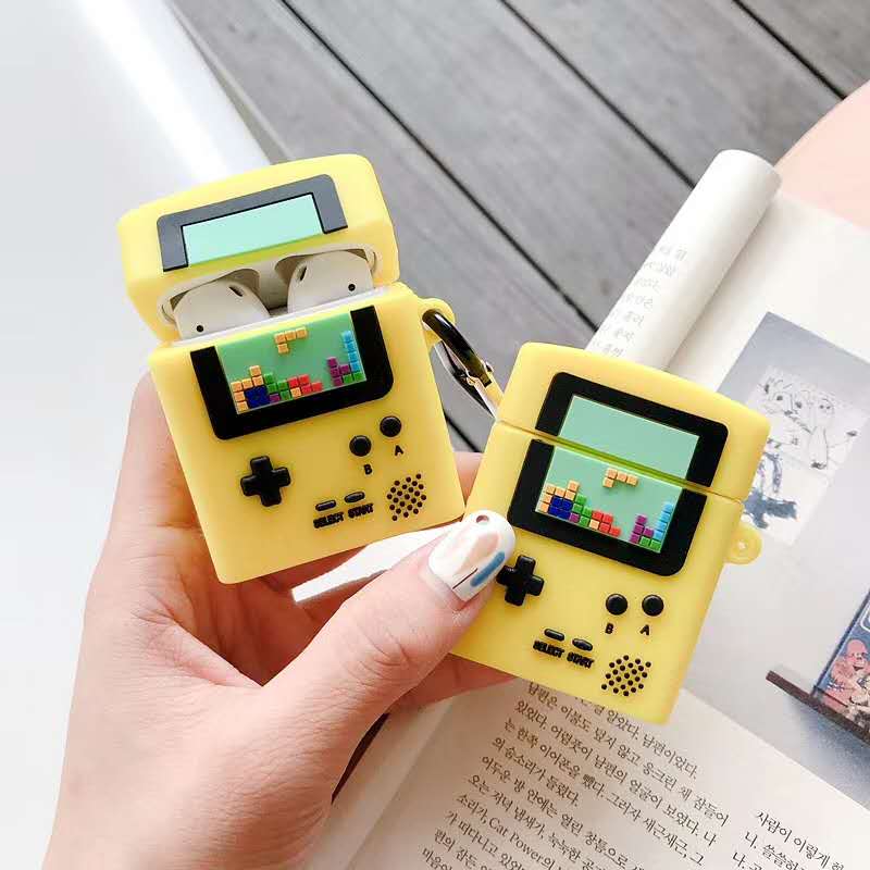 Retro Tetris Game Console Premium AirPods Case Shock Proof Cover