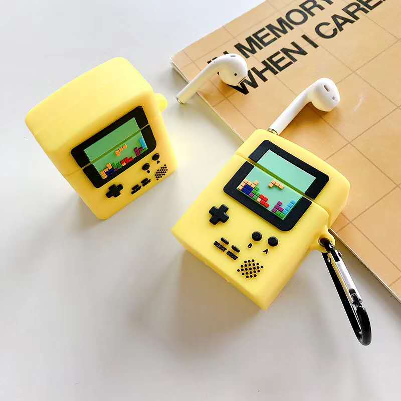 Retro Tetris Game Console Premium AirPods Case Shock Proof Cover
