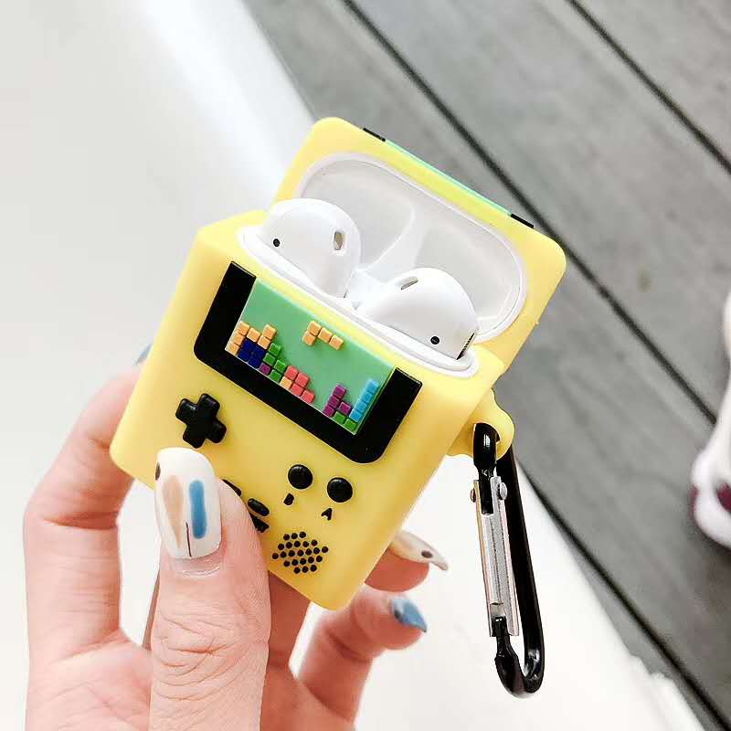 Retro Tetris Game Console Premium AirPods Case Shock Proof Cover