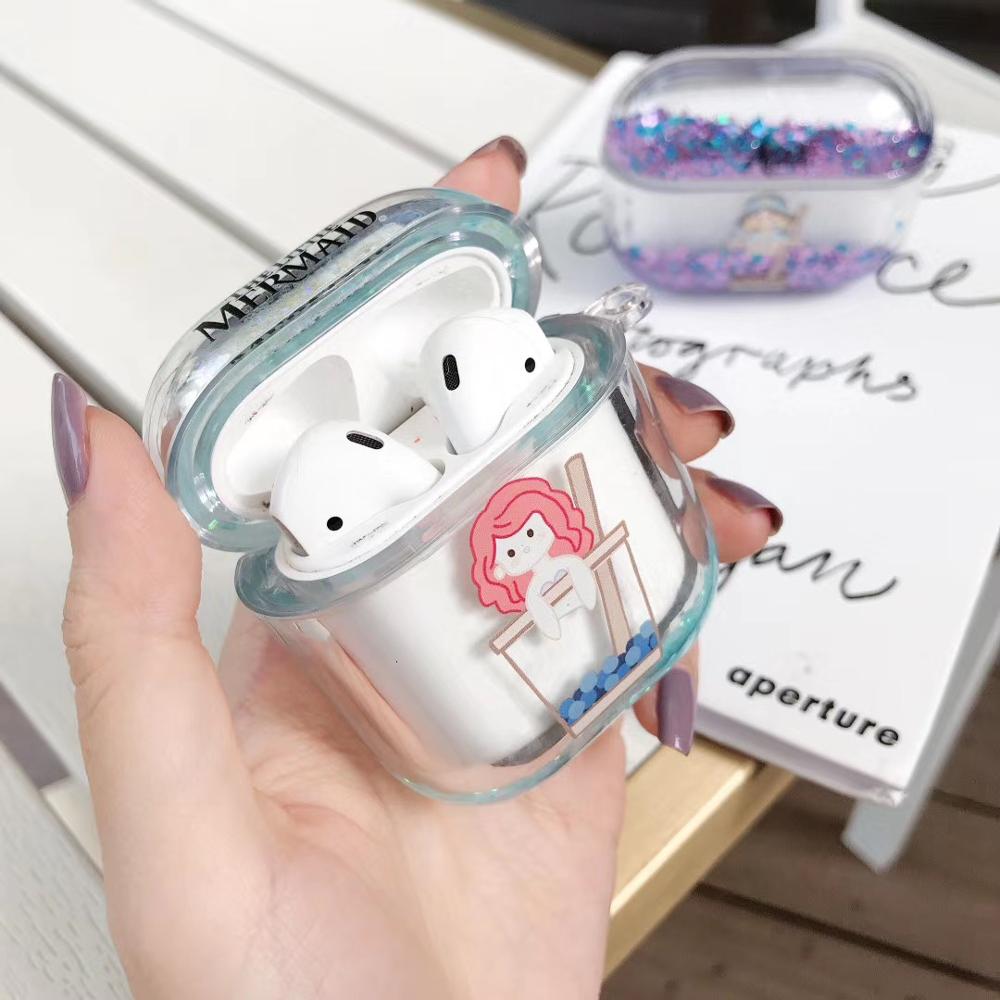 The Little Mermaid 'Bubble Tea' AirPods Case Shock Proof Cover