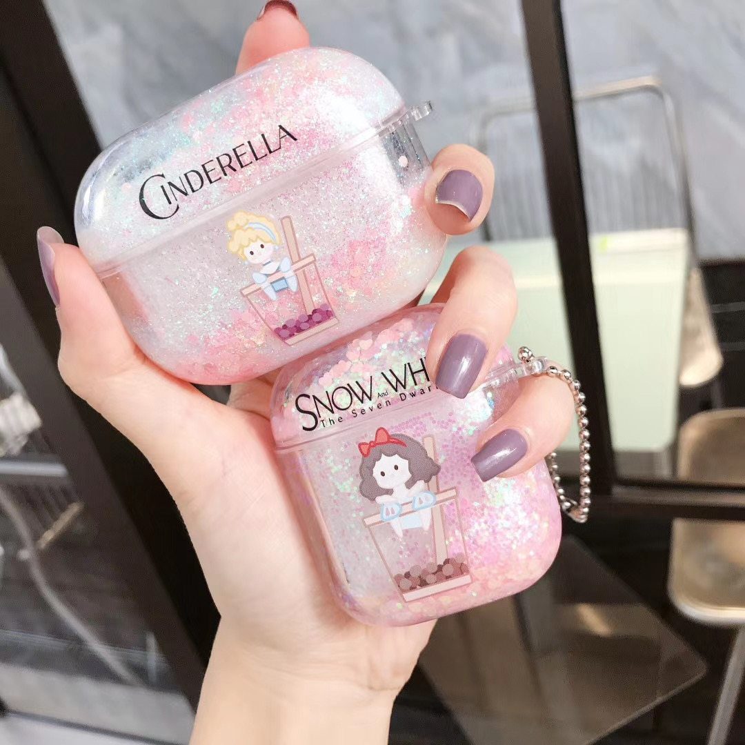 Cinderella 'Bubble Tea' AirPods Pro Case Shock Proof Cover