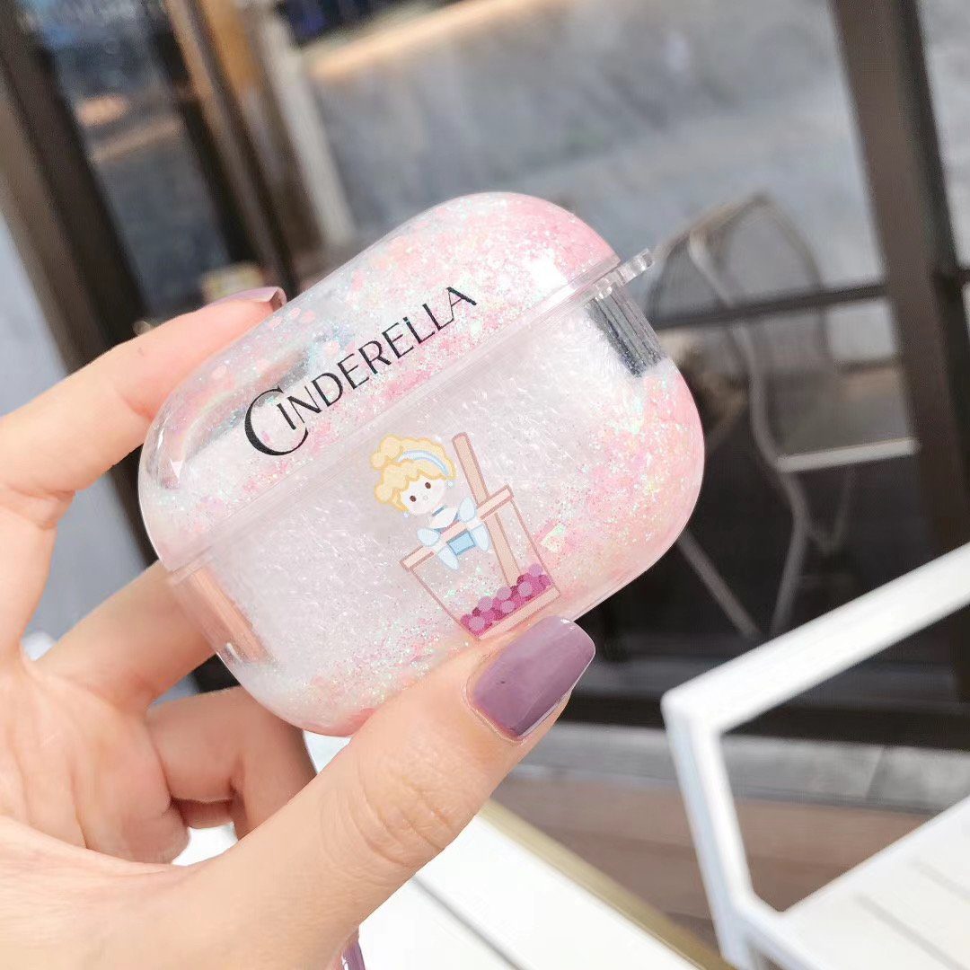 Cinderella 'Bubble Tea' AirPods Pro Case Shock Proof Cover