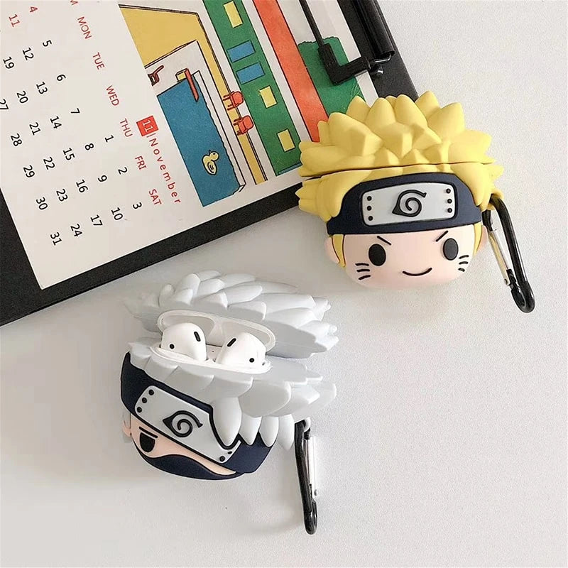 Naruto 'Fun | Ko | Kakashi Hatake' Premium AirPods Case Shock Proof Cover