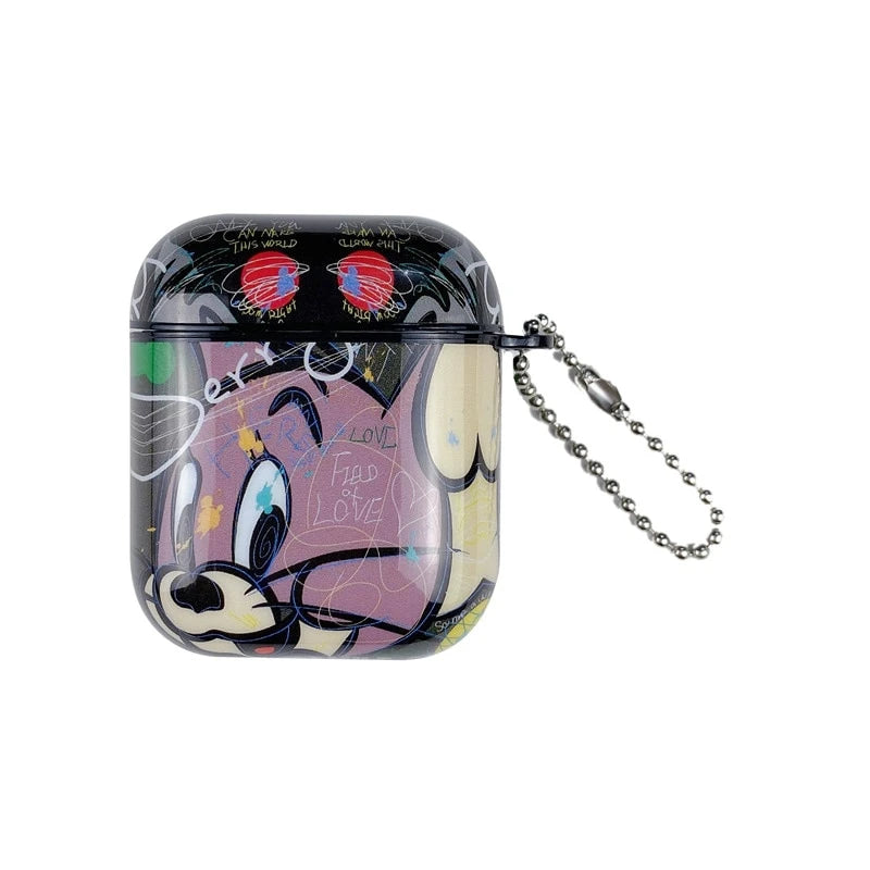 Tom and Jerry 'Graffiti' AirPods Case Shock Proof Cover