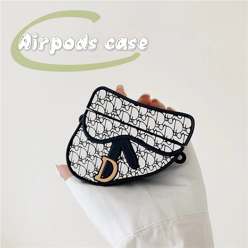 Luxury Fashion Saddle Bag Premium AirPods Pro Case Shock Proof Cover