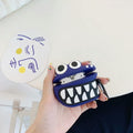 Blue Cartoon Crocodile Premium AirPods Case Shock Proof Cover