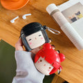 Cute Japanese Doll Premium AirPods Case Shock Proof Cover