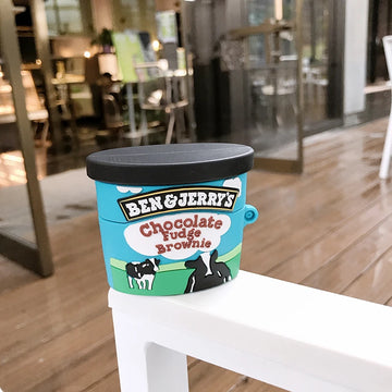 Ben and Jerry's 'Fudge Brownie | Ice Cream' Premium AirPods Pro Case Shock Proof Cover