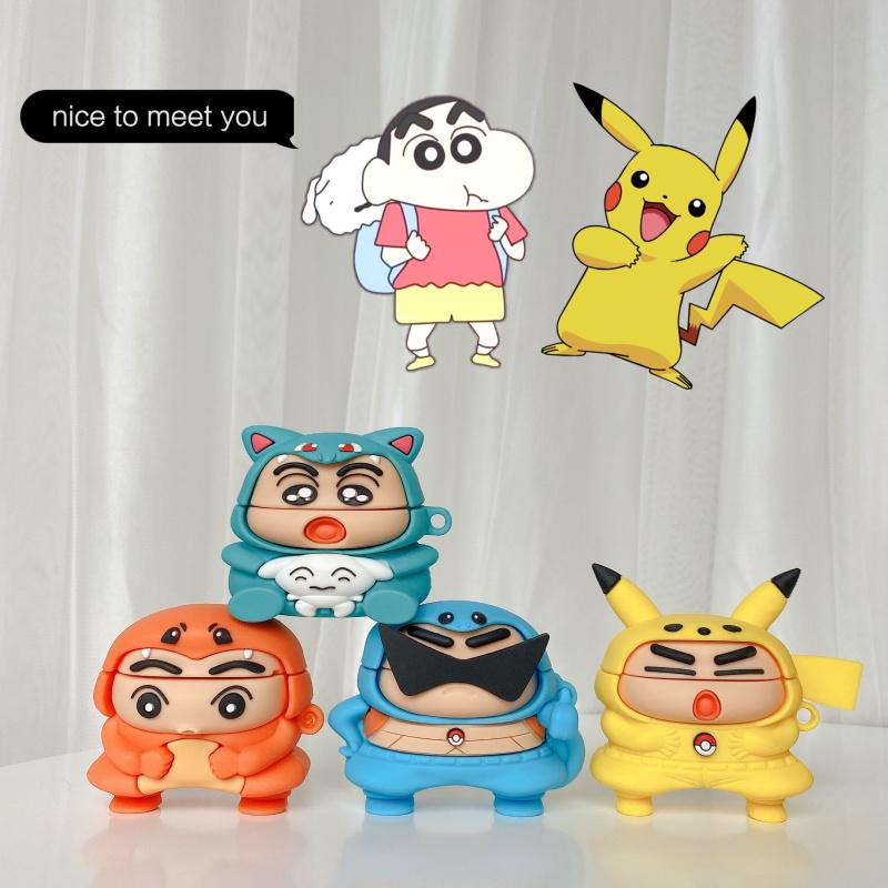 Shin Chan | Pokemon Premium AirPods Pro Case Shock Proof Cover