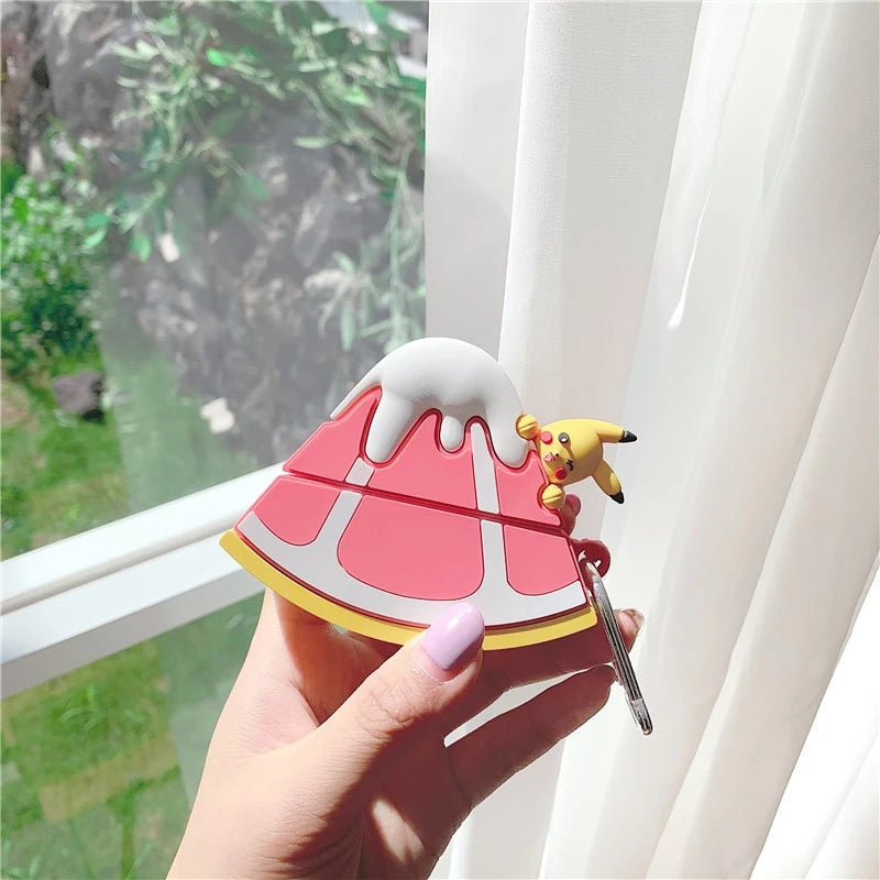 Pokemon 'Pikachu | Grapefruit' Premium AirPods Case Shock Proof Cover