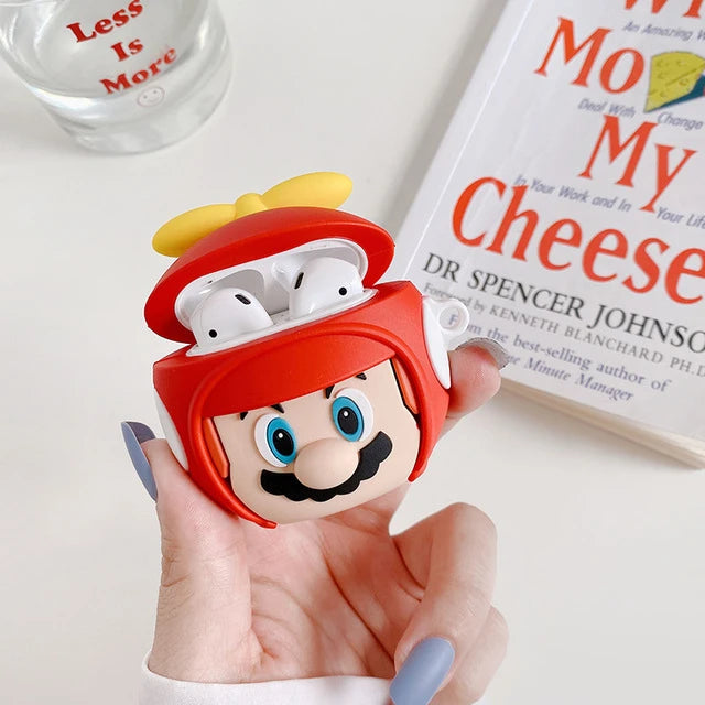 Propeller Mario Premium AirPods Case Shock Proof Cover