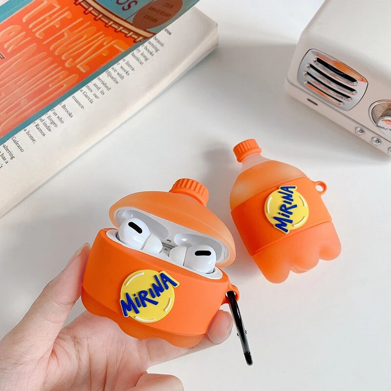 Mirinda Orange Soda Premium AirPods Pro Case Shock Proof Cover