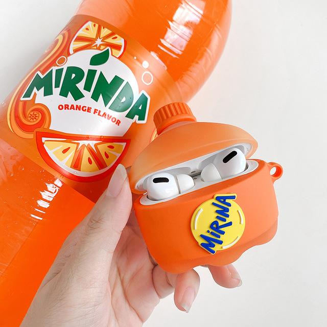 Mirinda Orange Soda Premium AirPods Pro Case Shock Proof Cover