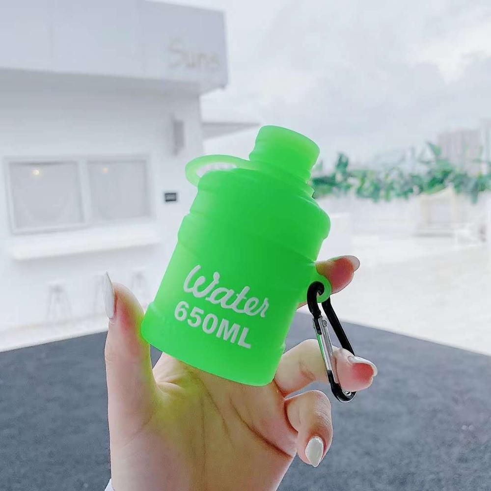 Candy Color Water Bottle Premium AirPods Case Shock Proof Cover