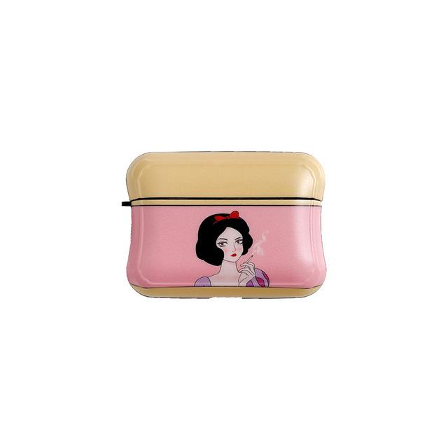 Snow White 'Resting B' Face' AirPods Pro Case Shock Proof Cover