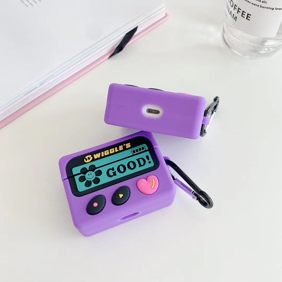 Cute Beeper 'Wiggles | Heart' Premium AirPods Pro Case Shock Proof Cover