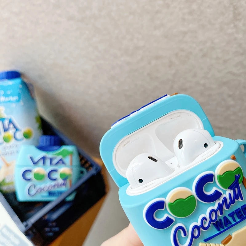 Vita Coco Coconut Water Premium AirPods Case Shock Proof Cover