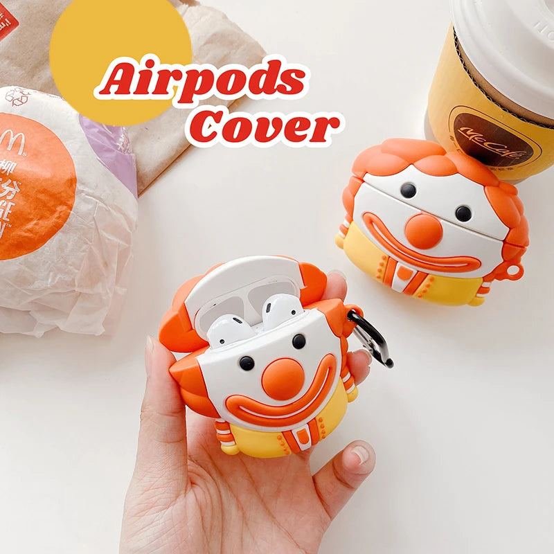 Classic Ronald McDonald Premium AirPods Case Shock Proof Cover