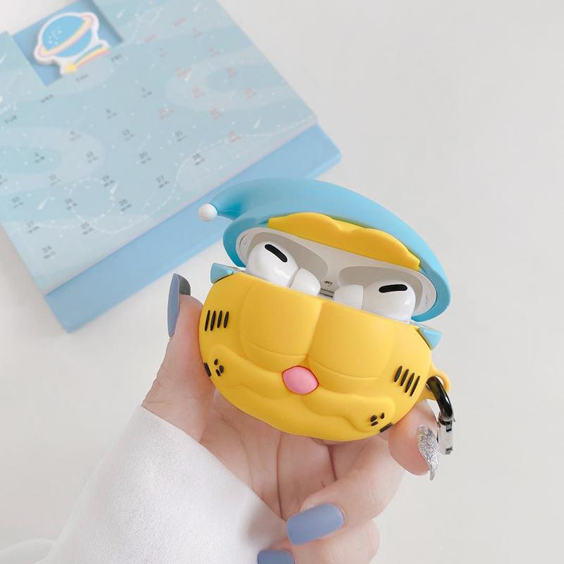 Sleeping Garfield Premium AirPods Pro Case Shock Proof Cover