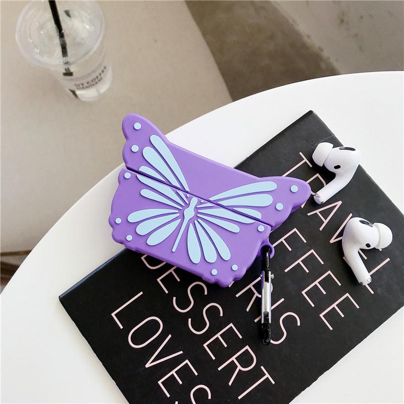 Purple Butterfly Premium AirPods Pro Case Shock Proof Cover