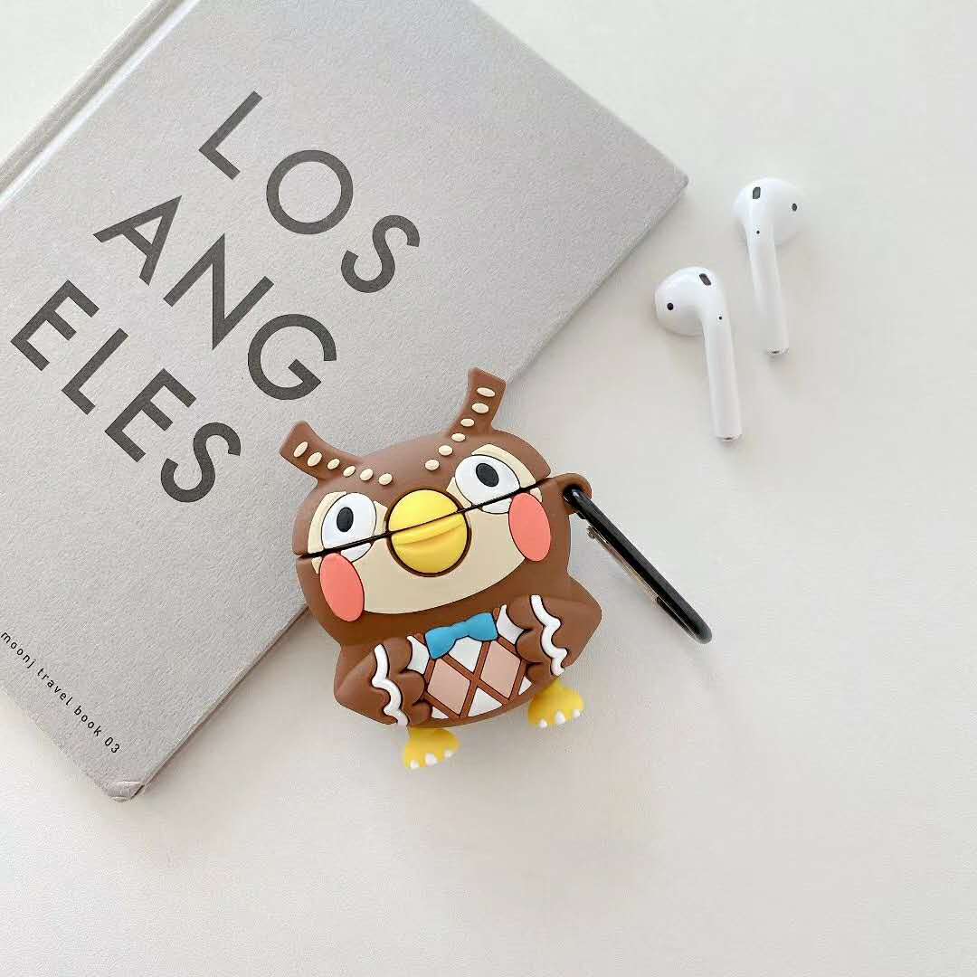 Animal Crossing 'Blathers' Premium AirPods Case Shock Proof Cover