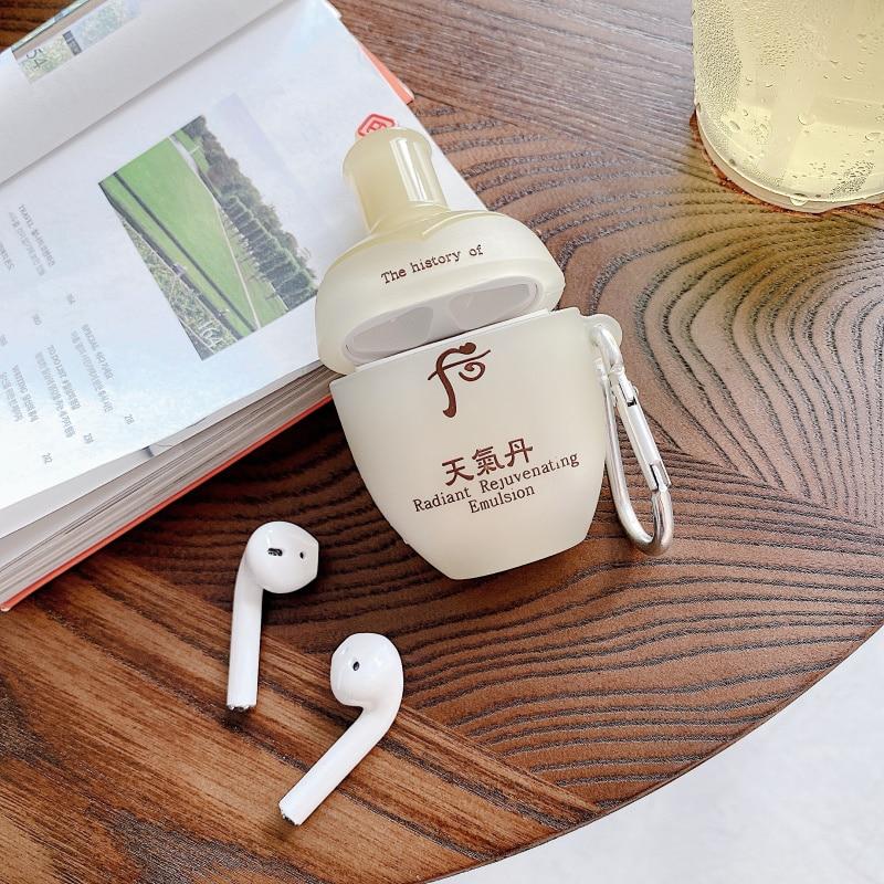 Japanese Brand Cream Face Lotion Premium AirPods Case Shock Proof Cover