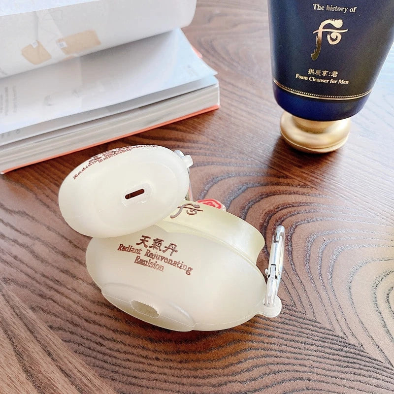 Japanese Brand Cream Face Lotion Premium AirPods Pro Case Shock Proof Cover