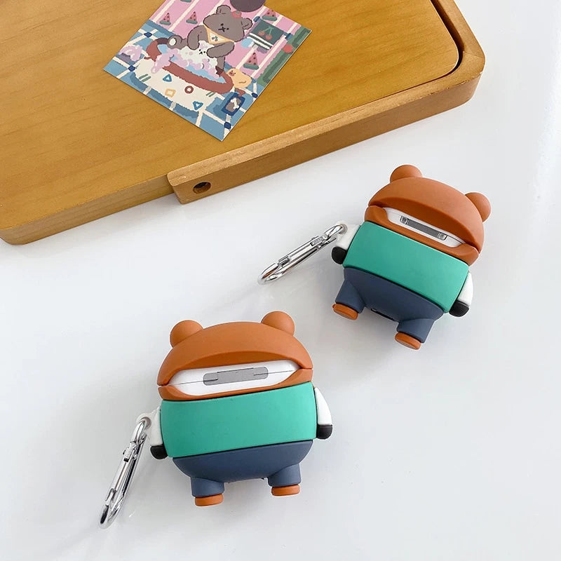 Animal Crossing 'Tom Nook | 2.0' Premium AirPods Case Shock Proof Cover