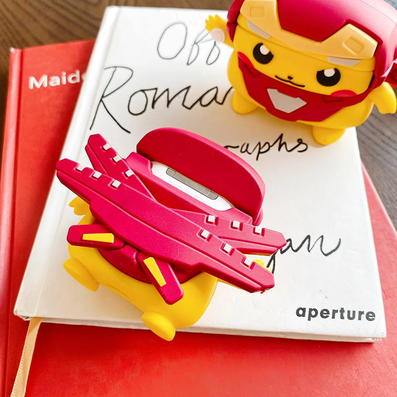 Pokemon 'Pikachu | Iron Man' Premium AirPods Pro Case Shock Proof Cover