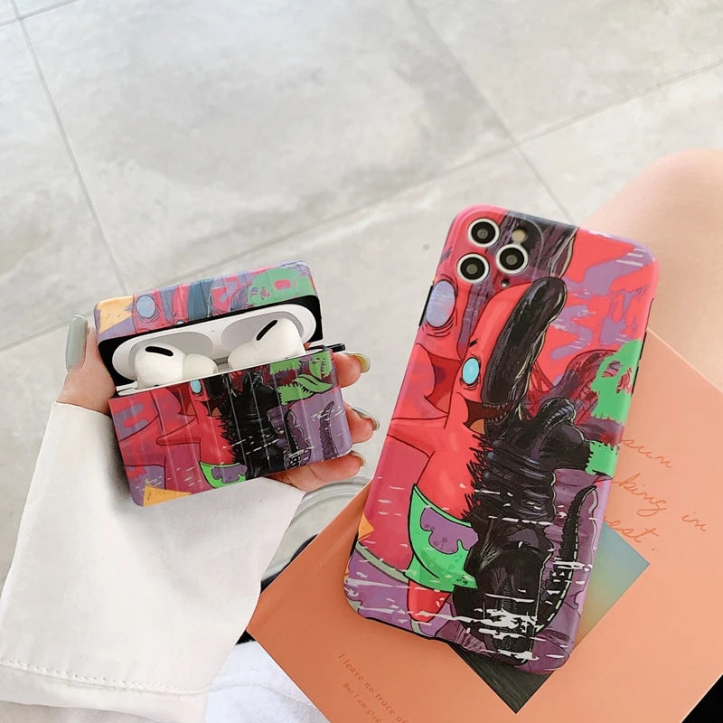 Spongebob 'Patrick | Aliens' AirPods Pro Case Shock Proof Cover