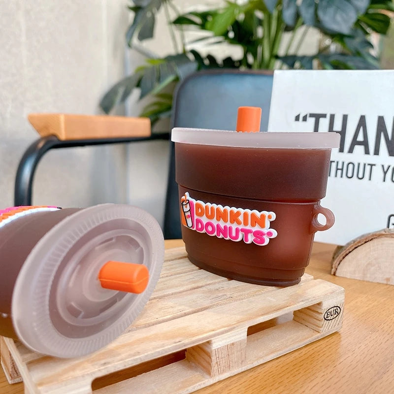 Dunkin Donutes Iced Coffee Premium AirPods Pro Case Shock Proof Cover