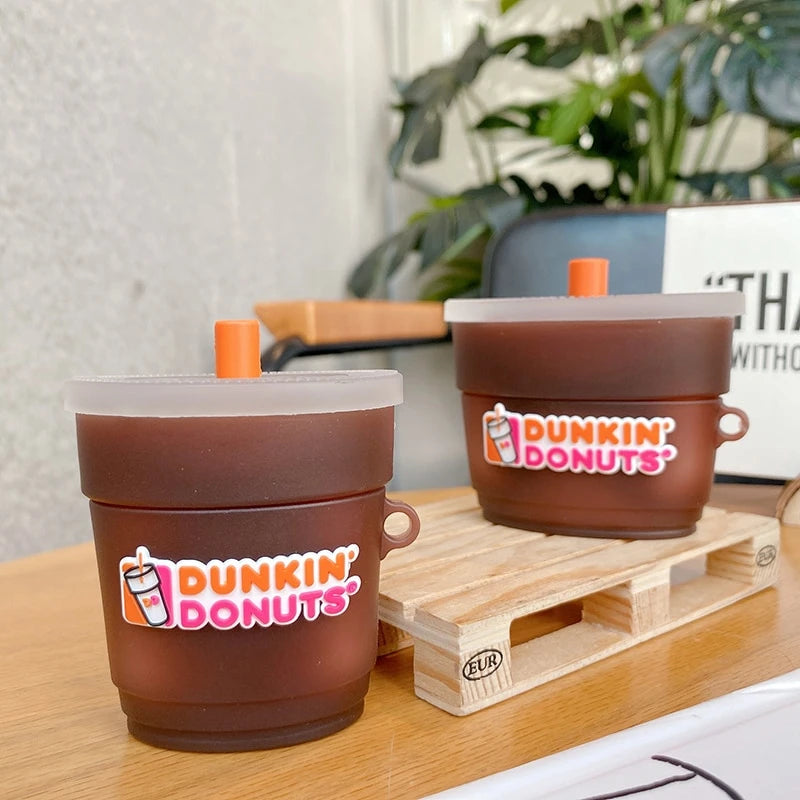 Dunkin Donutes Iced Coffee Premium AirPods Pro Case Shock Proof Cover