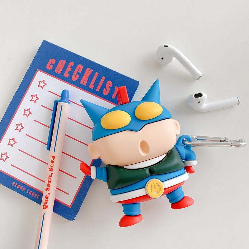 Shin Chan 'Action Kamen | 2.0' Premium AirPods Case Shock Proof Cover