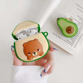 Bear in an Avocado Premium AirPods Case Shock Proof Cover