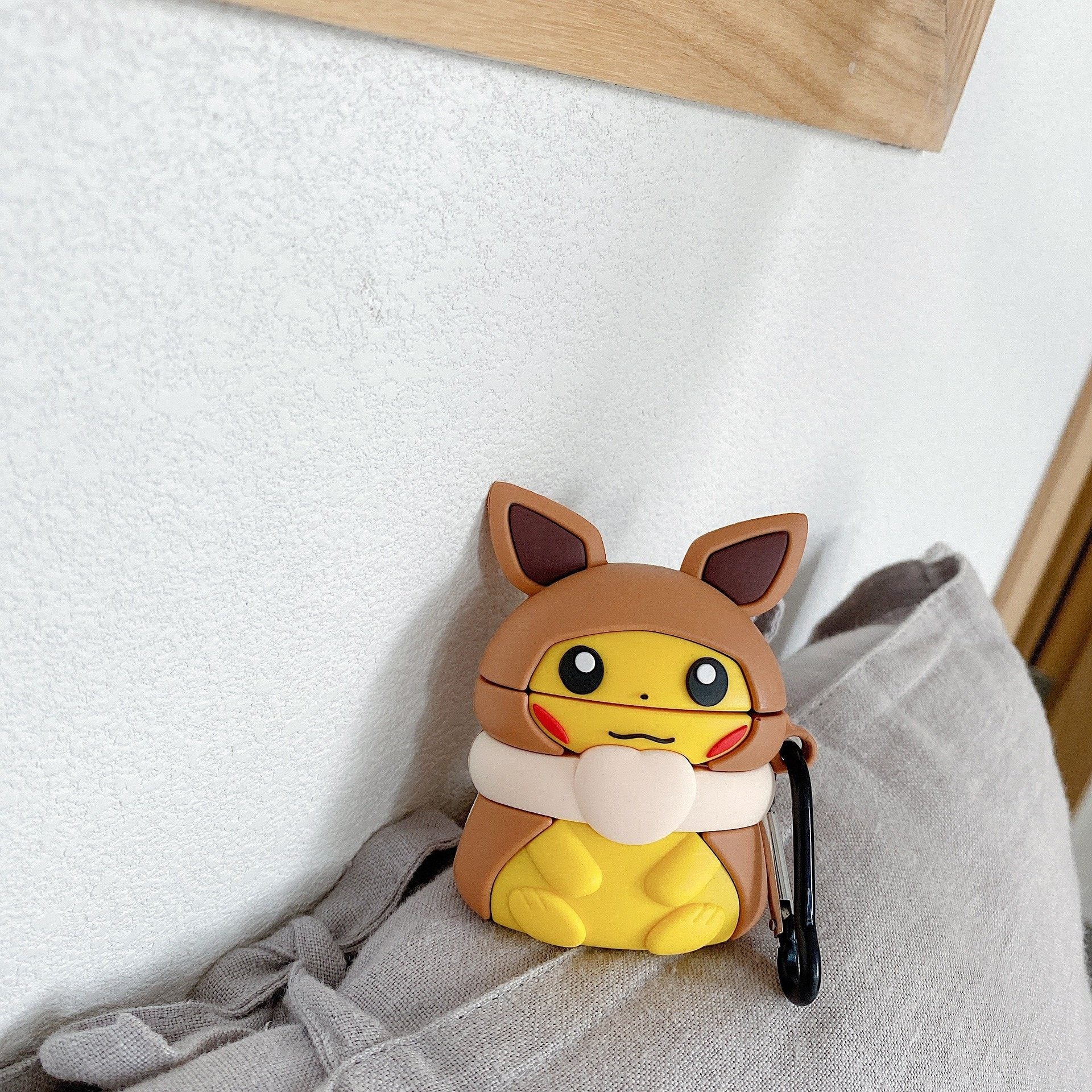 Pokemon 'Pikachu in Eevee Suit' Premium AirPods Case Shock Proof Cover