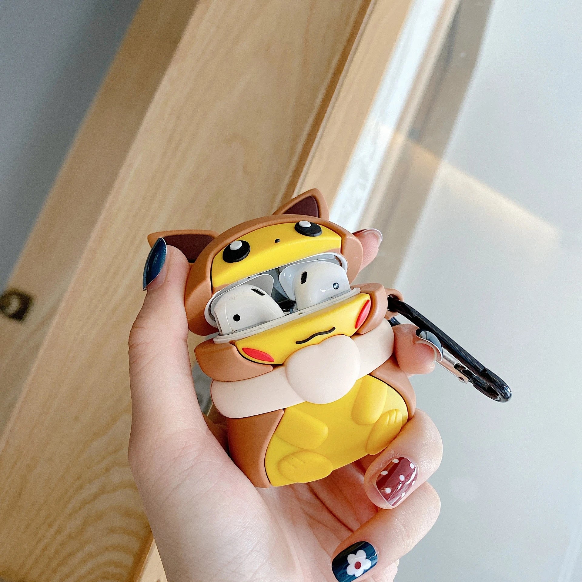 Pokemon 'Pikachu in Eevee Suit' Premium AirPods Case Shock Proof Cover