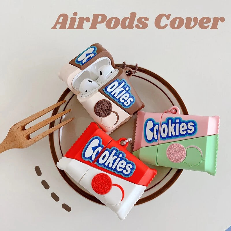 Oreo Cookie Bar Premium AirPods Case Shock Proof Cover