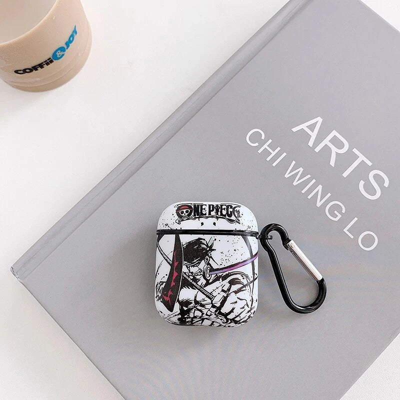 One Piece 'Zoro | Monochromatic' Premium AirPods Case Shock Proof Cover