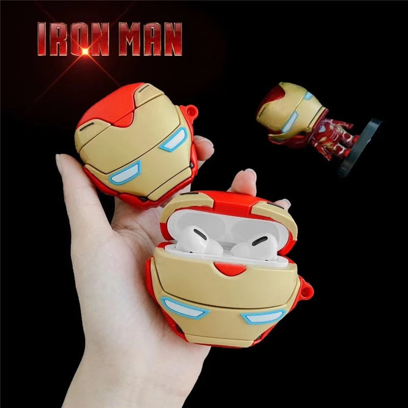 Iron Man 'Comic | 2.0' Premium AirPods Case Shock Proof Cover