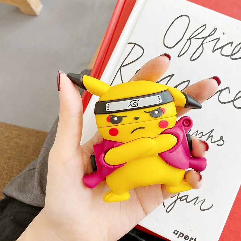 Pokemon 'Pikachu | Naruto' Premium AirPods Pro Case Shock Proof Cover