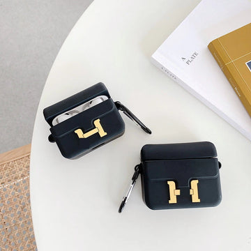 H Logo Handbag 'Her|mes' Premium AirPods Pro Case Shock Proof Cover