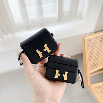 H Logo Handbag 'Her|mes' Premium AirPods Pro Case Shock Proof Cover